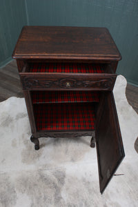 French Oak Carved Cabinet c.1880