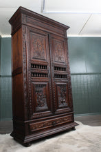 Load image into Gallery viewer, Carved Brittany French Cupboard c.1880