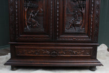 Load image into Gallery viewer, Carved Brittany French Cupboard c.1880