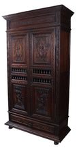 Load image into Gallery viewer, Carved Brittany French Cupboard c.1880