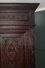 Load image into Gallery viewer, Carved Brittany French Cupboard c.1880