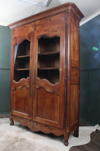 Carved French Louis XV Bookcase c.1800