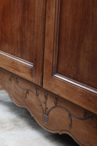 Carved French Louis XV Bookcase c.1800