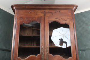 Carved French Louis XV Bookcase c.1800