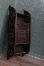 Load image into Gallery viewer, Heavily Carved French Wall Cabinet c.1890