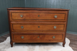 French Inlaid Oak Louis Philippe Commode c.1810