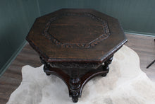 Load image into Gallery viewer, English Oak Handcarved Center Table c.1890