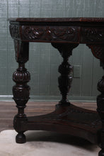 Load image into Gallery viewer, English Oak Handcarved Center Table c.1890