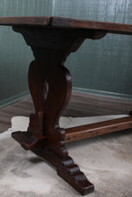 Load image into Gallery viewer, English Oak Trestle Table c.1900