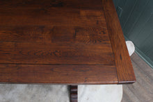 Load image into Gallery viewer, English Oak Trestle Table c.1900