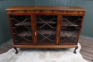 English Mahogany Bookcase c.1900