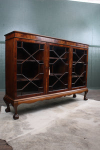 English Mahogany Bookcase c.1900