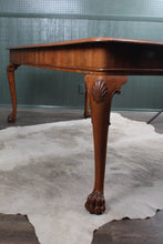 Load image into Gallery viewer, English Walnut Paw Footed Table c.1940