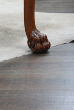 Load image into Gallery viewer, English Walnut Paw Footed Table c.1940