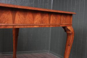 English Walnut Paw Footed Table c.1940