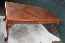 Load image into Gallery viewer, English Walnut Paw Footed Table c.1940