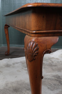 English Walnut Paw Footed Table c.1940