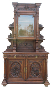 French Handcarved Cabinet c.1890