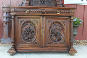 French Handcarved Cabinet c.1890