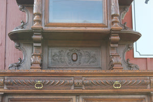 French Handcarved Cabinet c.1890