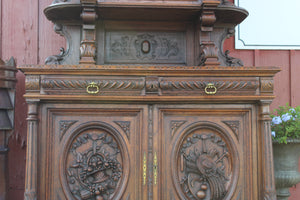 French Handcarved Cabinet c.1890