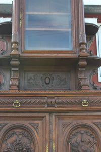 French Handcarved Cabinet c.1890