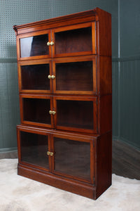 English Mahogany Bookcase c.1900