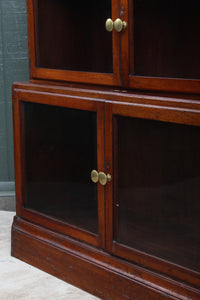 English Mahogany Bookcase c.1900