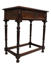 Load image into Gallery viewer, English Oak Drawered Occasional Table c.1900