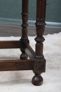 English Oak Drawered Occasional Table c.1900