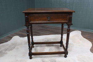 English Oak Drawered Occasional Table c.1900