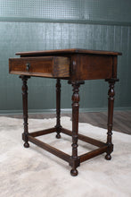 Load image into Gallery viewer, English Oak Drawered Occasional Table c.1900