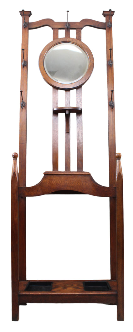 English Oak Hallstand c.1900