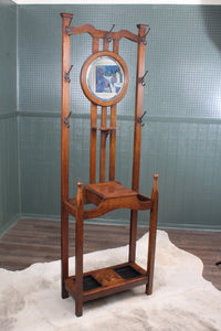 English Oak Hallstand c.1900