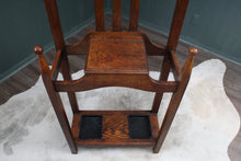 Load image into Gallery viewer, English Oak Hallstand c.1900