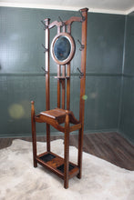 Load image into Gallery viewer, English Oak Hallstand c.1900