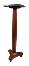 Load image into Gallery viewer, Mahogany and Marble Torchiere c.1910