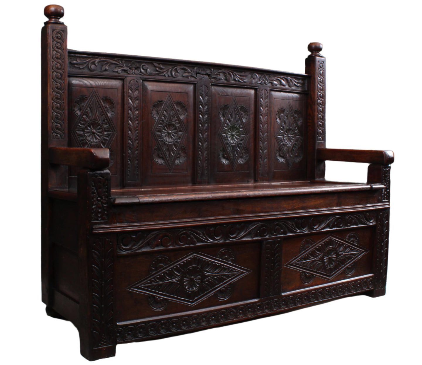 English Oak Settle c.1850