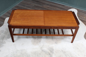 English Teak Transformative Midcentury Reemploy Coffee Table c.1960