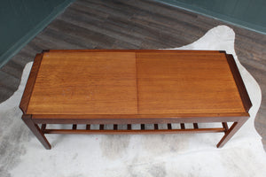 English Teak Transformative Midcentury Reemploy Coffee Table c.1960