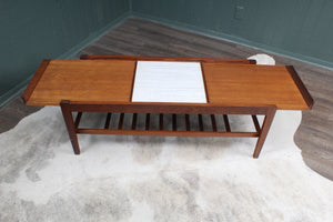 English Teak Transformative Midcentury Reemploy Coffee Table c.1960