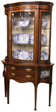 Load image into Gallery viewer, Exceptional Mahogany English Display Cabinet c.1900