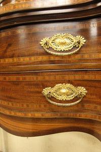 Exceptional Mahogany English Display Cabinet c.1900