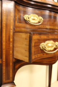 Exceptional Mahogany English Display Cabinet c.1900