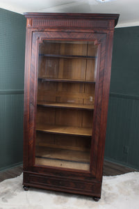 French Rosewood Display Cabinet c.1880