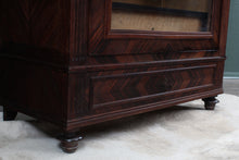 Load image into Gallery viewer, French Rosewood Display Cabinet c.1880