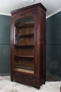 French Rosewood Display Cabinet c.1880