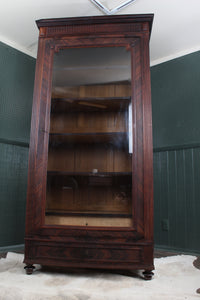 French Rosewood Display Cabinet c.1880