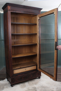 French Rosewood Display Cabinet c.1880