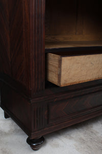 French Rosewood Display Cabinet c.1880